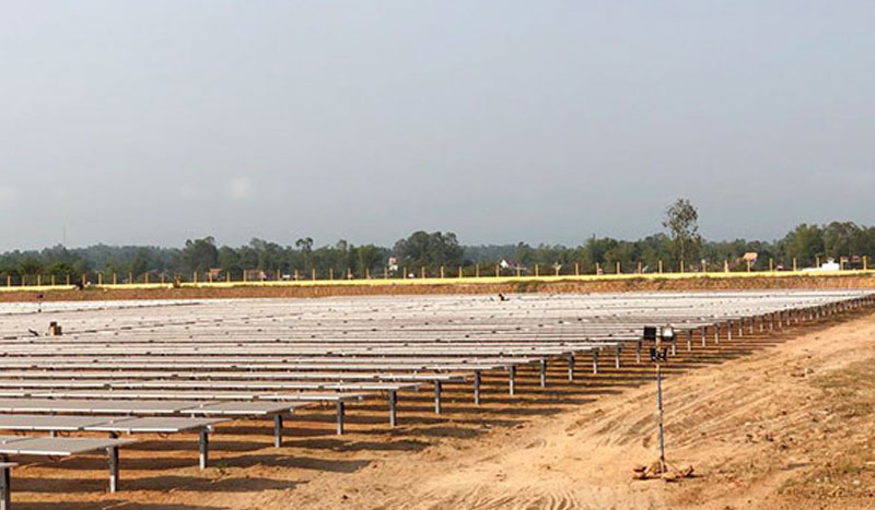 Gấp rút hoàn thành dự án nhà máy điện mặt trời tại Mộ Đức